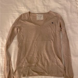 Abercrombie cashmere v-neck sweater